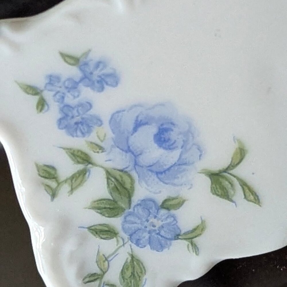 Vintage Porcelain Place Cards & Menu Set โ Floral Roses 13pcs (1970s Japan Style - Picture 10 of 14